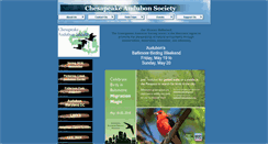 Desktop Screenshot of chesapeakeaudubon.org
